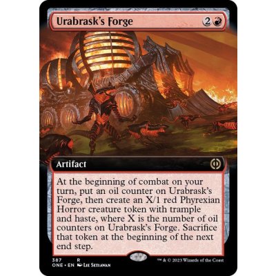 [EX+](フルアート)ウラブラスクの溶鉱炉/Urabrask's Forge《英語》【ONE】