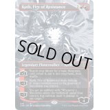(ステップアンドコンプリートFOIL)(フルアート)レジスタンスの火、コス/Koth, Fire of Resistance《英語》【ONE】