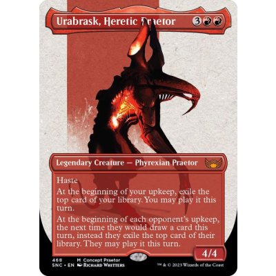 [EX+](フルアート)(468)異端の法務官、ウラブラスク/Urabrask, Heretic Praetor《日本語》【SNC】