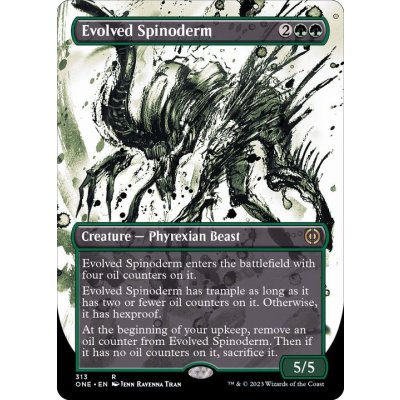(FOIL)(ショーケース枠)進化したスパイノダーム/Evolved Spinoderm《英語》【ONE】