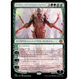 (ファイレクシア語)向上した精霊信者、ニッサ/Nissa, Ascended Animist《ファイレクシア語》【ONE】