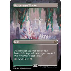 画像1: [EX+](FOIL)(フルアート)剃刀境の茂み/Razorverge Thicket《英語》【ONE】