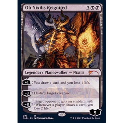 (FOIL)灯の再覚醒、オブ・ニクシリス/Ob Nixilis Reignited《英語》【SLD】