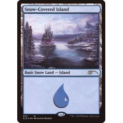画像1: (FOIL)(002)冠雪の島/Snow-Covered Island《英語》【SLD】