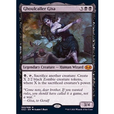 (FOIL)グール呼びのギサ/Ghoulcaller Gisa《英語》【CC2】
