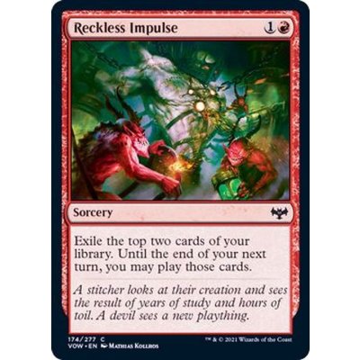 [EX+]無謀なる衝動/Reckless Impulse《英語》【VOW】