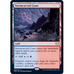 画像1: [EX+](FOIL)嵐削りの海岸/Stormcarved Coast《英語》【VOW】