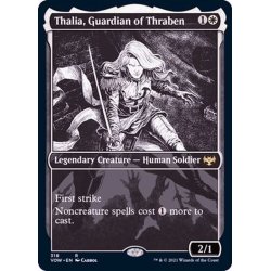 画像1: [EX+](FOIL)(ショーケース枠)スレイベンの守護者、サリア/Thalia, Guardian of Thraben《英語》【VOW】