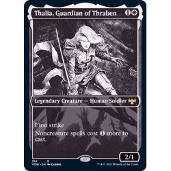 画像1: (FOIL)(ショーケース枠)スレイベンの守護者、サリア/Thalia, Guardian of Thraben《英語》【VOW】