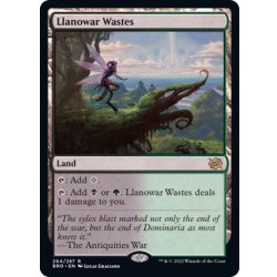 画像1: (FOIL)ラノワールの荒原/Llanowar Wastes《英語》【BRO】