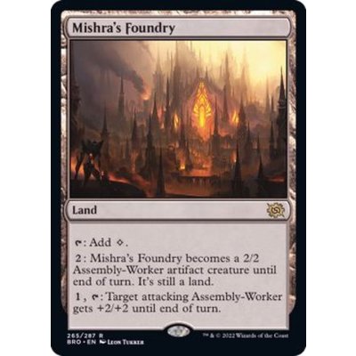 (FOIL)ミシュラの鋳造所/Mishra's Foundry《英語》【BRO】