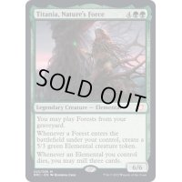 [EX+](FOIL)自然の力、ティタニア/Titania, Nature's Force《英語》【BRC】