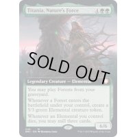 [EX+](FOIL)(フルアート)自然の力、ティタニア/Titania, Nature's Force《英語》【BRC】