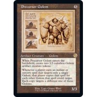 [EX+](ダブルレインボウFOIL)(設計図)先駆のゴーレム/Precursor Golem《英語》【BRR】