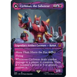 画像1: [EX+](FOIL)(シャッタードグラス)妨害工作員、サイクロナス/Cyclonus, the Saboteur《英語》【BOT】