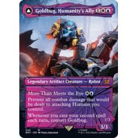 [EX+](FOIL)(シャッタードグラス)人類の友、ゴールドバッグ/Goldbug, Humanity's Ally《英語》【BOT】