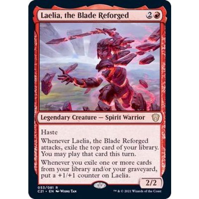 [EX+]再鍛の刃、ラエリア/Laelia, the Blade Reforged《英語》【Commander 2021】
