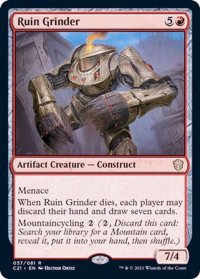 [EX+]遺跡掘削機/Ruin Grinder《英語》【Commander 2021】