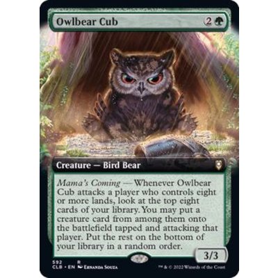 (フルアート)アウルベアの仔/Owlbear Cub《英語》【CLB】