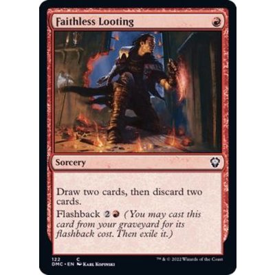 信仰無き物あさり/Faithless Looting《英語》【DMC】