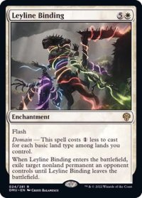 [EX](FOIL)力線の束縛/Leyline Binding《英語》【DMU】