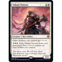 画像1: [EX+](FOIL)雄々しい古参兵/Valiant Veteran《英語》【DMU】