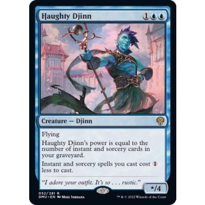 [EX+](FOIL)傲慢なジン/Haughty Djinn《英語》【DMU】