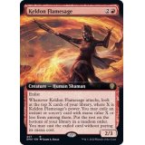 (FOIL)(フルアート)ケルドの炎賢者/Keldon Flamesage《英語》【DMU】