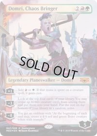 (FOIL)混沌をもたらす者、ドムリ/Domri, Chaos Bringer《英語》【MED-RNA】