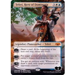 画像1: [EX+](FOIL)ドミナリアの英雄、テフェリー/Teferi, Hero of Dominaria《英語》【MED-GRN】