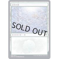 [EX+](FOIL)(285)冠雪の森/Snow-Covered Forest《日本語》【KHM】
