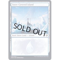 画像1: (FOIL)(278)冠雪の島/Snow-Covered Island《英語》【KHM】
