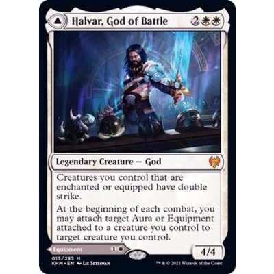 [EX]戦闘の神、ハルヴァール/Halvar, God of Battle《英語》【KHM】