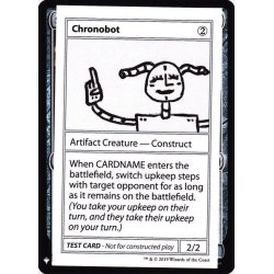 画像1: (PWマークなし)Chronobot《英語》【Mystery Booster Playtest Cards】