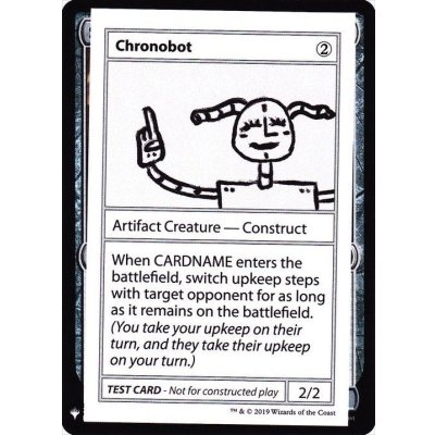 (PWマークなし)Chronobot《英語》【Mystery Booster Playtest Cards】