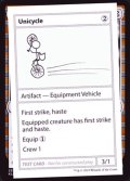 (PWマークなし)Unicycle《英語》【Mystery Booster Playtest Cards】