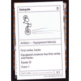 (PWマークなし)Unicycle《英語》【Mystery Booster Playtest Cards】