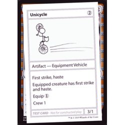 画像1: (PWマークなし)Unicycle《英語》【Mystery Booster Playtest Cards】