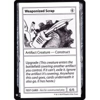 [EX+](PWマークなし)Weaponized Scrap《英語》【Mystery Booster Playtest Cards】