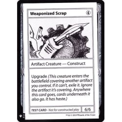 画像1: [EX+](PWマークなし)Weaponized Scrap《英語》【Mystery Booster Playtest Cards】