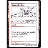 (PWマークなし)Aggressive Crag《英語》【Mystery Booster Playtest Cards】
