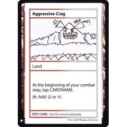 画像1: (PWマークなし)Aggressive Crag《英語》【Mystery Booster Playtest Cards】