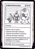 (PWマークなし)Scaled Destruction《英語》【Mystery Booster Playtest Cards】