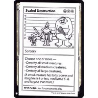 (PWマークなし)Scaled Destruction《英語》【Mystery Booster Playtest Cards】