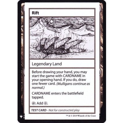 (PWマークなし)Rift《英語》【Mystery Booster Playtest Cards】