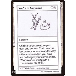 画像1: (PWマークなし)You're in Command《英語》【Mystery Booster Playtest Cards】