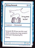 (PWマークなし)Biting Remark《英語》【Mystery Booster Playtest Cards】