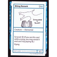 (PWマークなし)Biting Remark《英語》【Mystery Booster Playtest Cards】