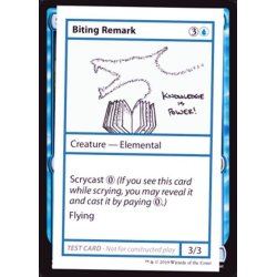 画像1: (PWマークなし)Biting Remark《英語》【Mystery Booster Playtest Cards】