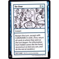 (PWマークなし)Do-Over《英語》【Mystery Booster Playtest Cards】